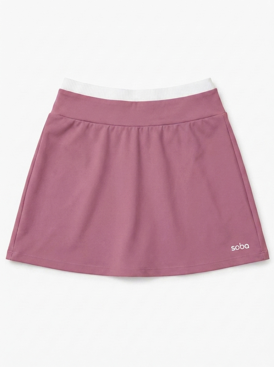 Tennis Skirt mit integrierter Shorts – St. Barths Blush