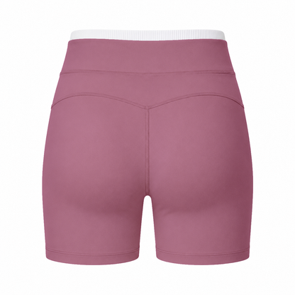 High Waist Shorts ohne Frontnaht – St. Barths Blush