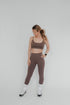Bring out the best in you: Perform Leggings mit kleinem Scrunch - mocha mousse