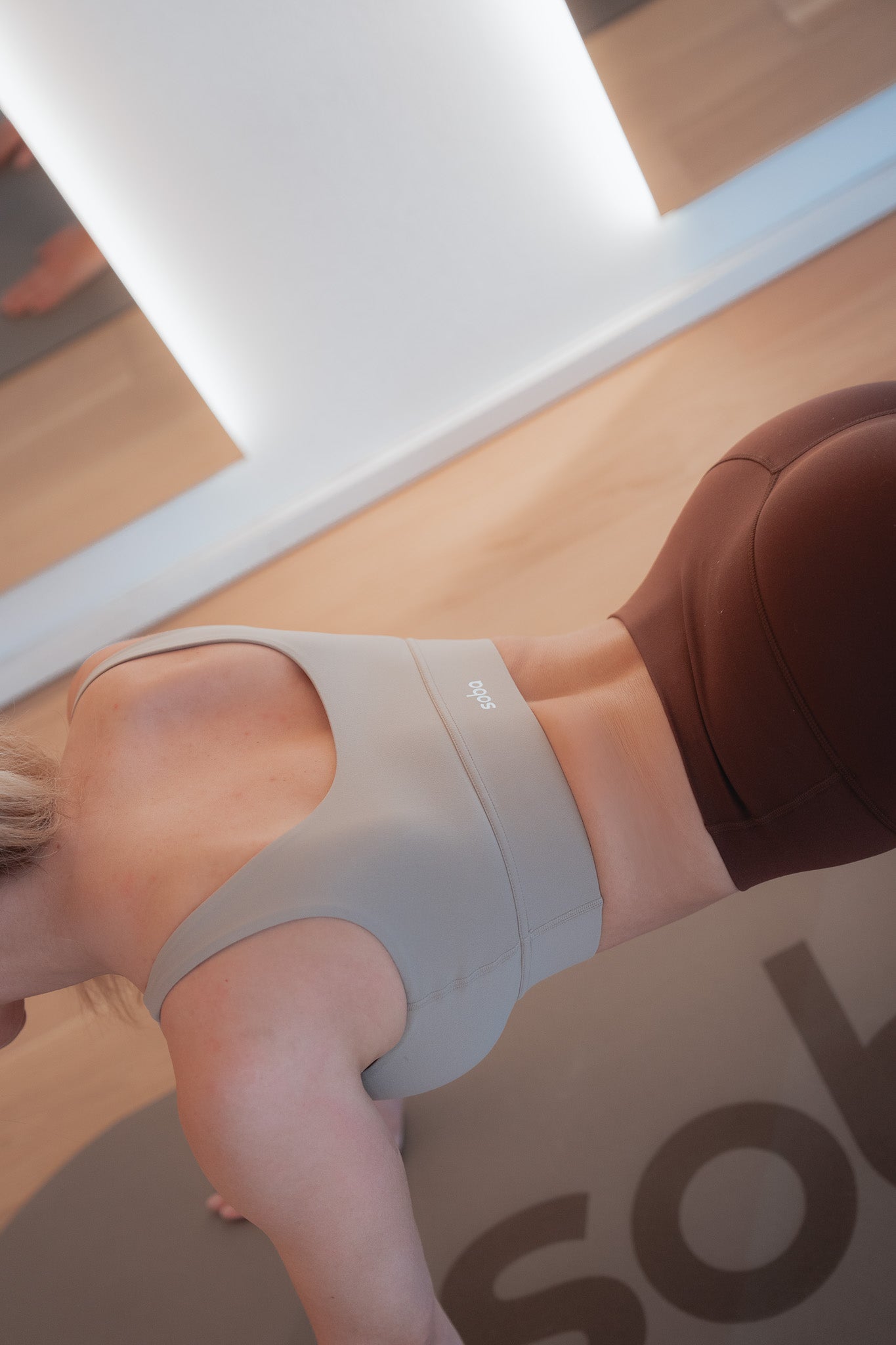 Second Skin Feeling: Flow Sport-BH - cappuccino