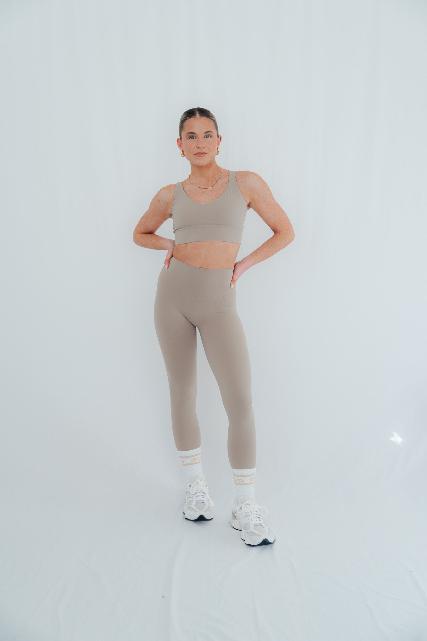 Second Skin Feeling: Flow Sport-BH - cappuccino