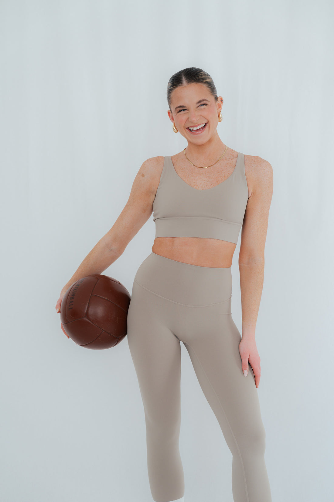 Second Skin Feeling: Flow Sport-BH - cappuccino