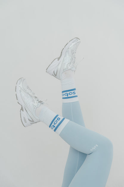 Stylish unterwegs: Crew Socken - ice blue/3er-Pack