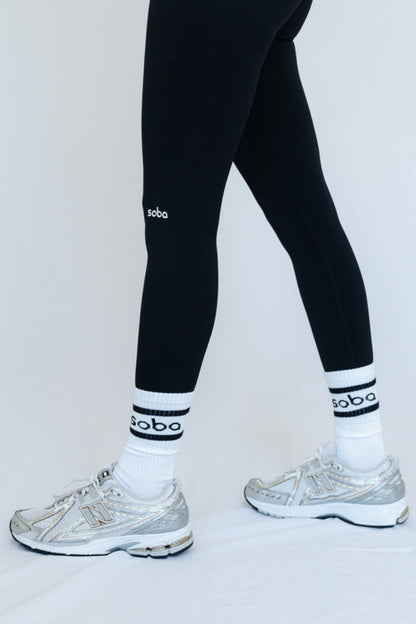 Stylish unterwegs: Crew Socken - black/3er-Pack