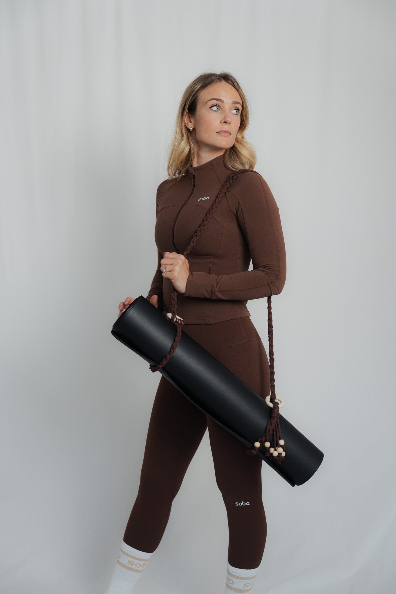 Rundbogen Design: Trainingsmatte mit Rundbogen - black licorice