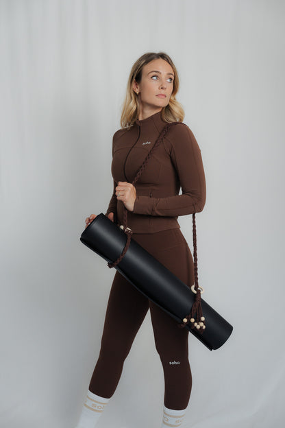 Rundbogen Design: Trainingsmatte mit Rundbogen - black licorice