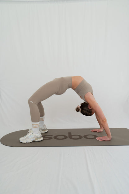 Aesthetic design: Trainingsmatte mit Rundbogen - moccha base