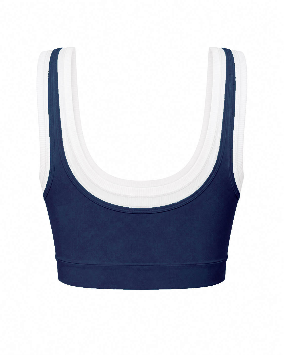 Layered Sport Bra – Malibu Midnight