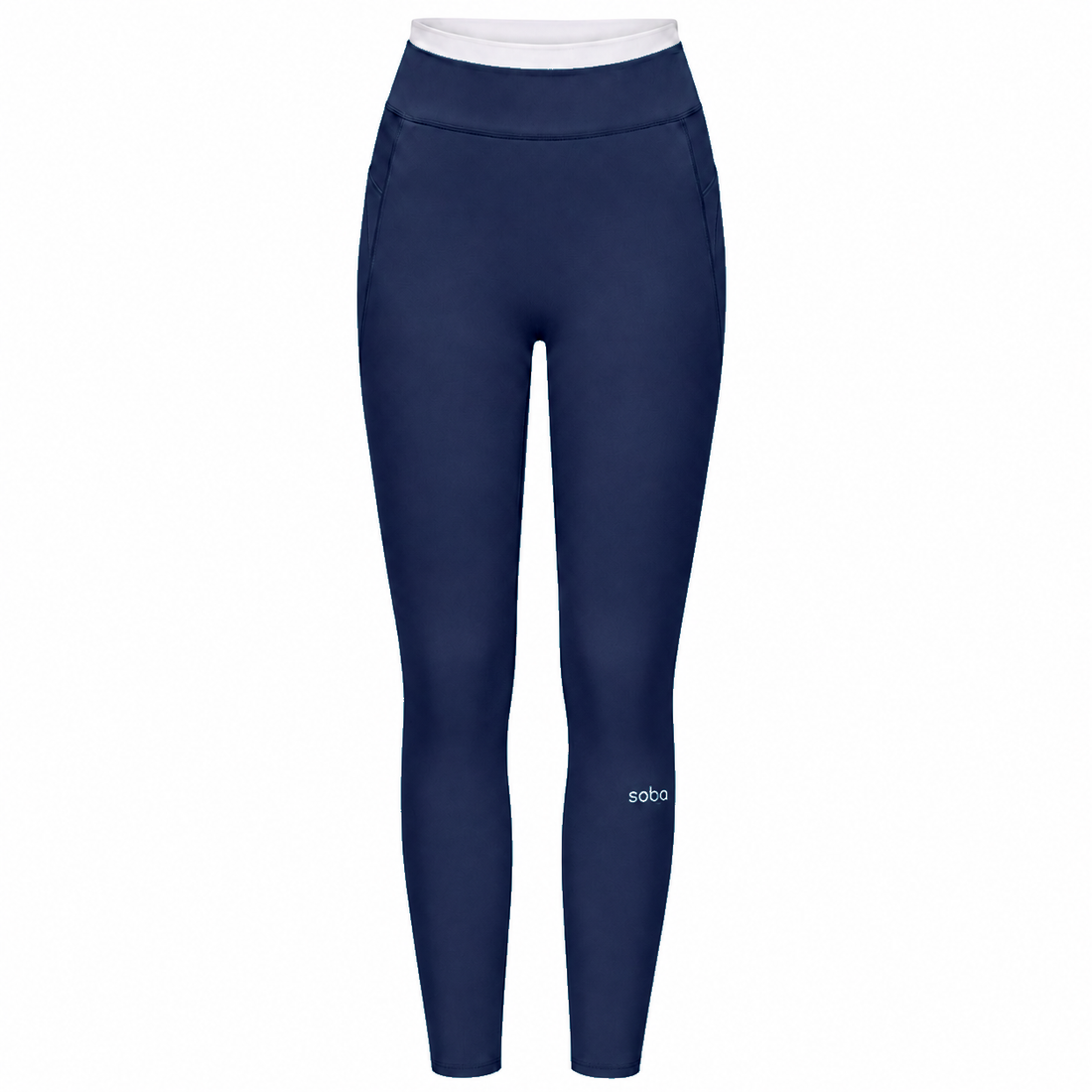 High Waist Leggings mit Layered Look – Malibu Midnight