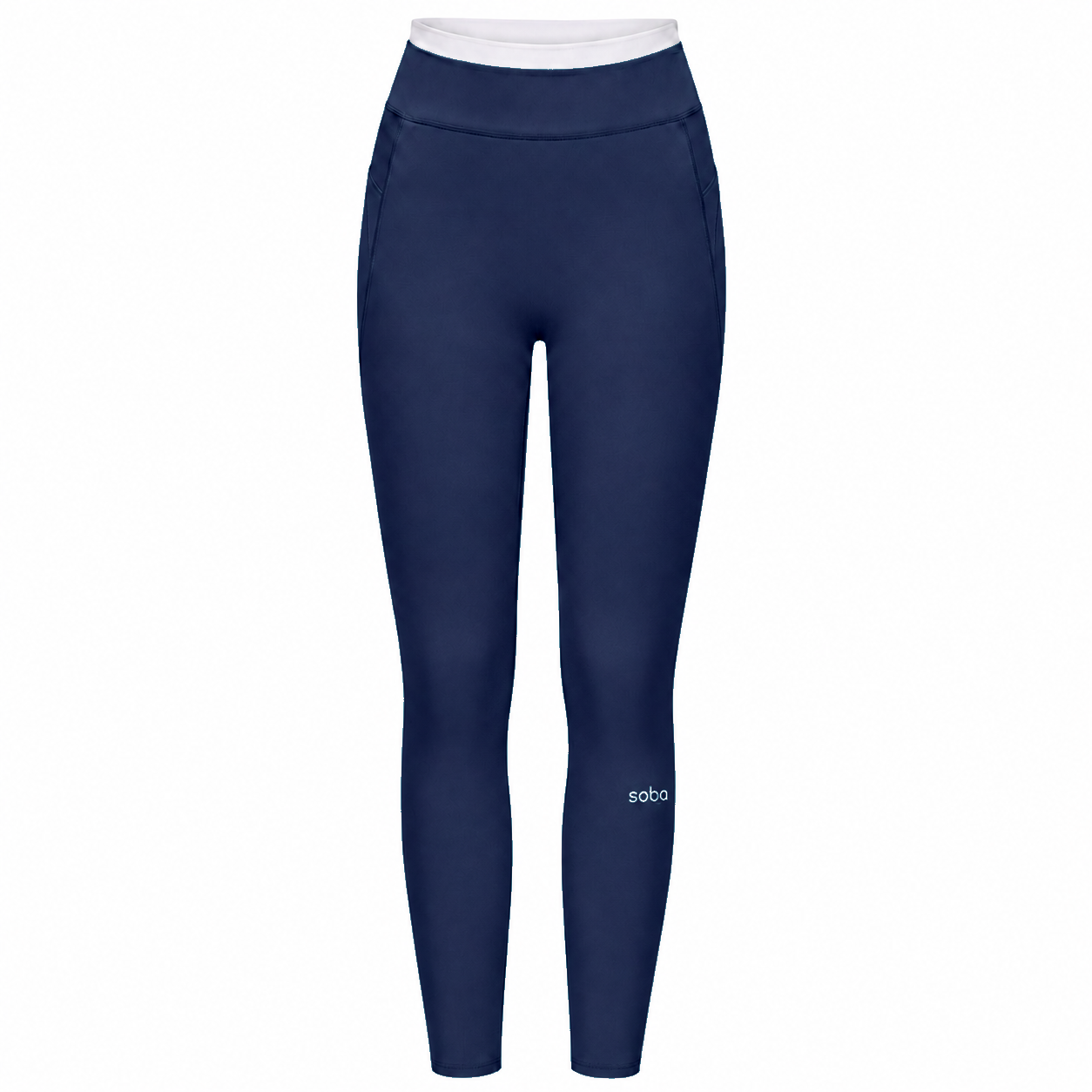 High Waist Leggings mit Layered Look – Malibu Midnight