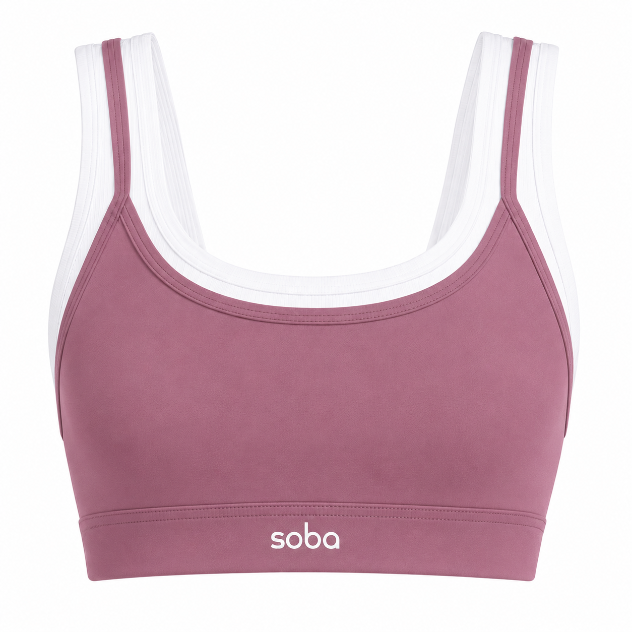 Layered Sport Bra – St. Barths Blush
