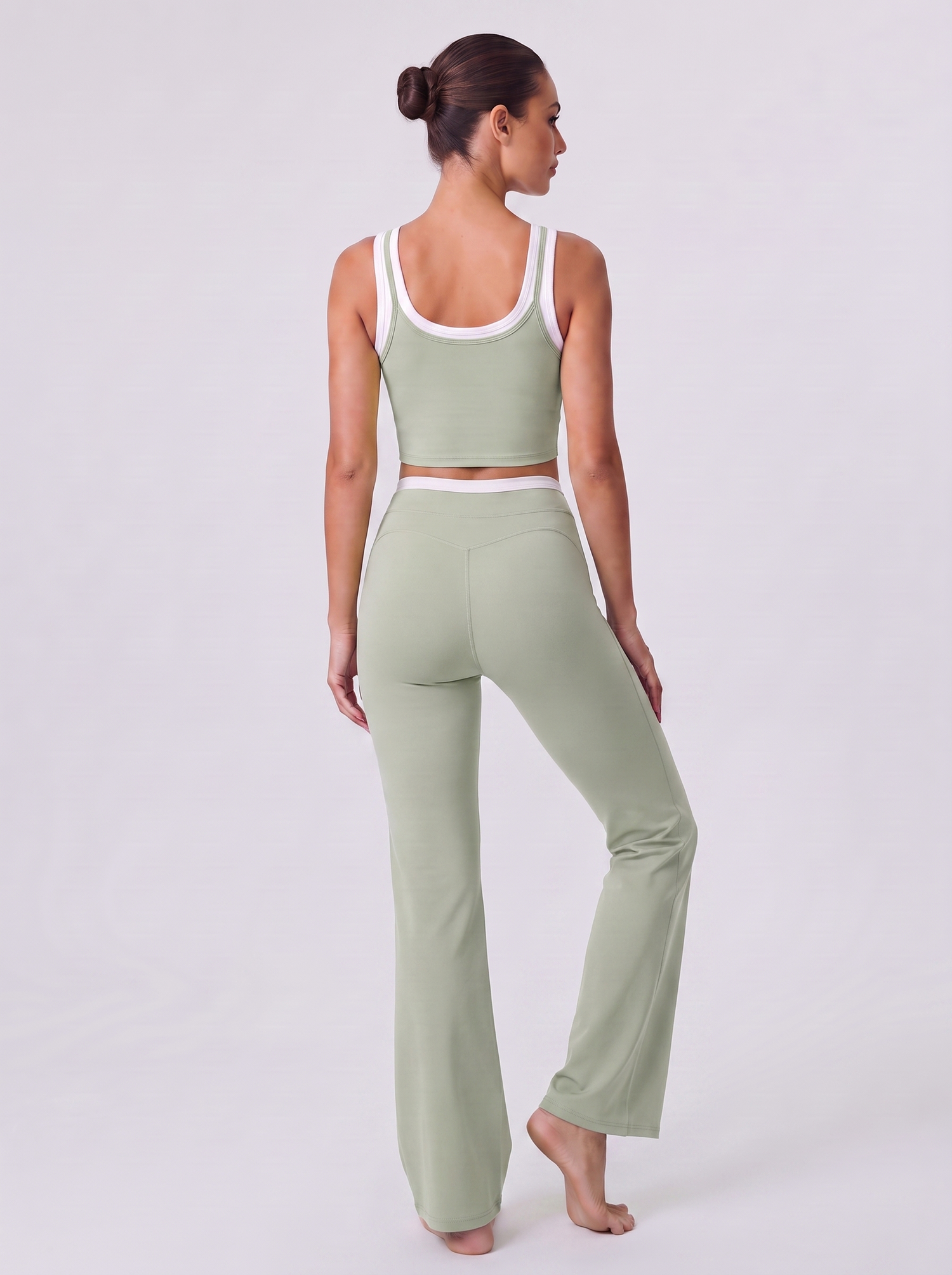 Flared Leggings – Mykonos Mint