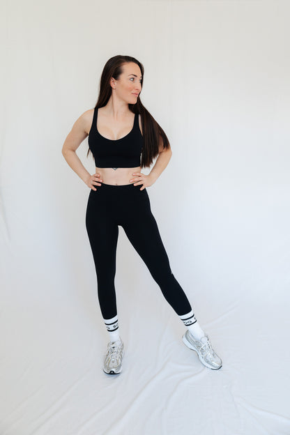 Second Skin Feeling: Flow Sport-BH - black