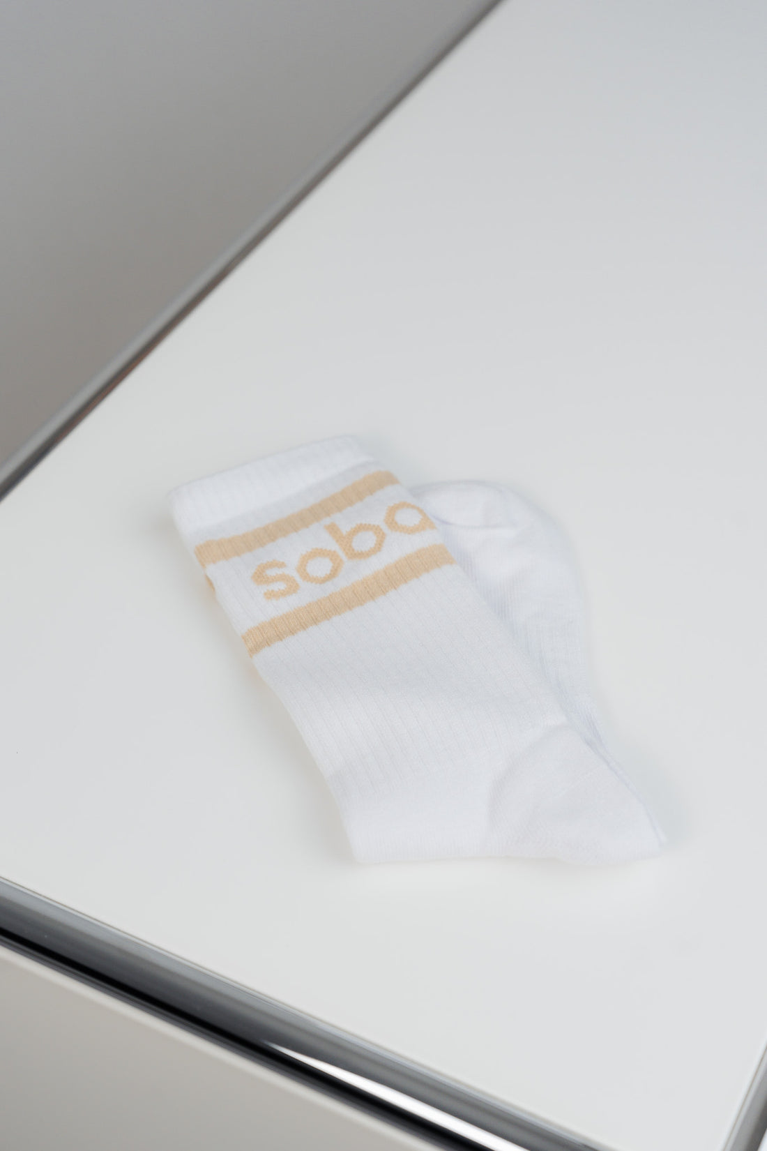 Stylish unterwegs: Crew Socken - cappuccino/3er-Pack