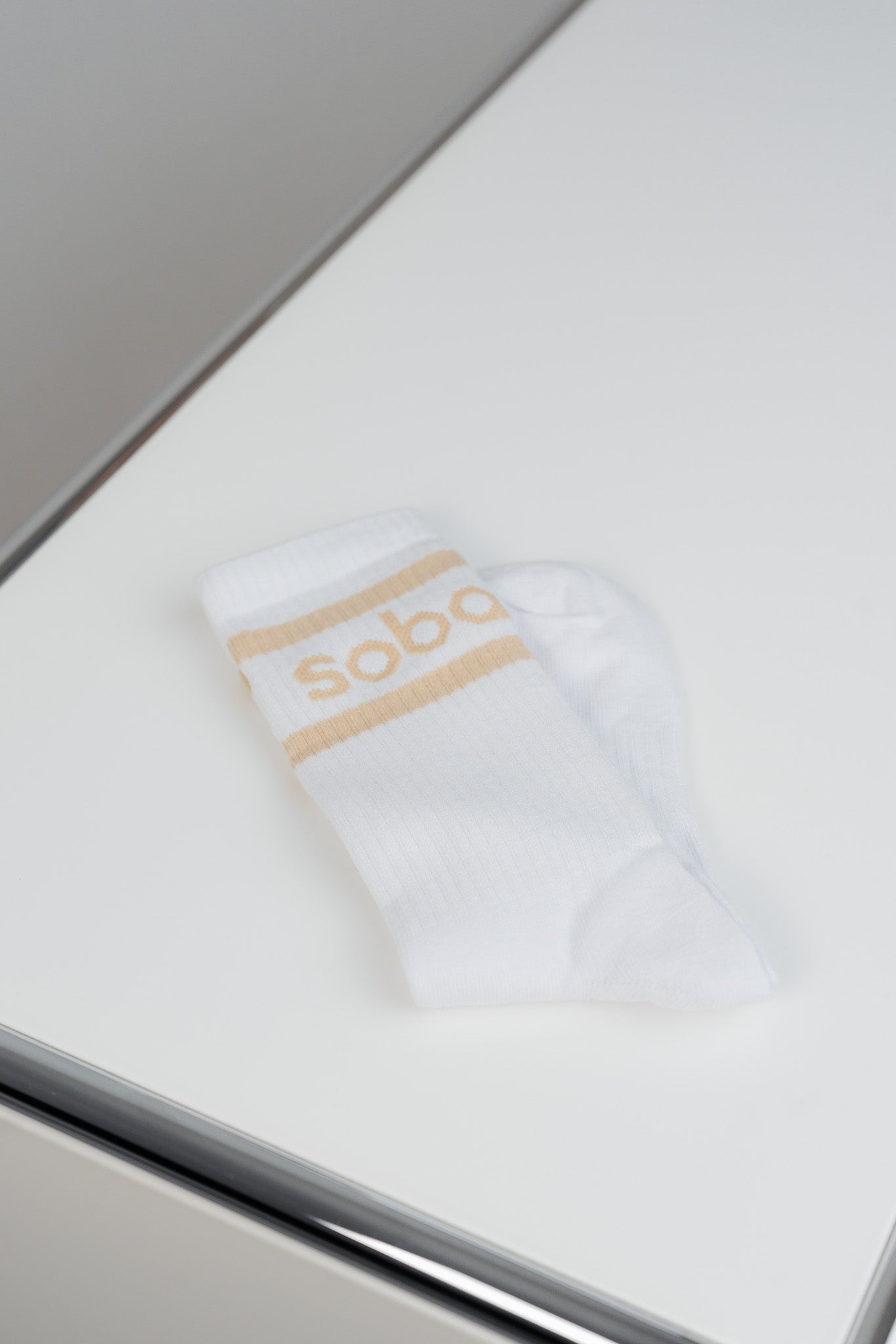 Stylish unterwegs: Crew Socken - cappuccino/3er-Pack