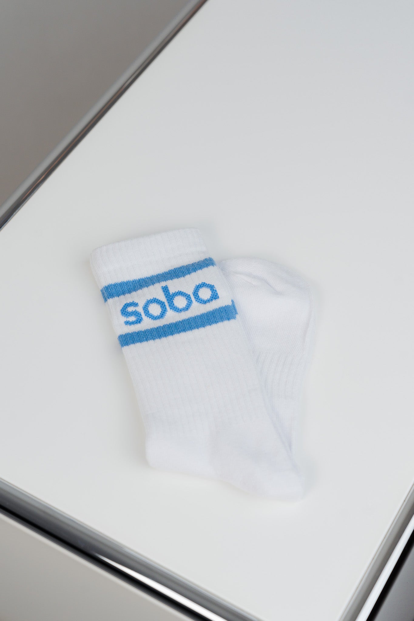 Stylish unterwegs: Crew Socken - ice blue/3er-Pack