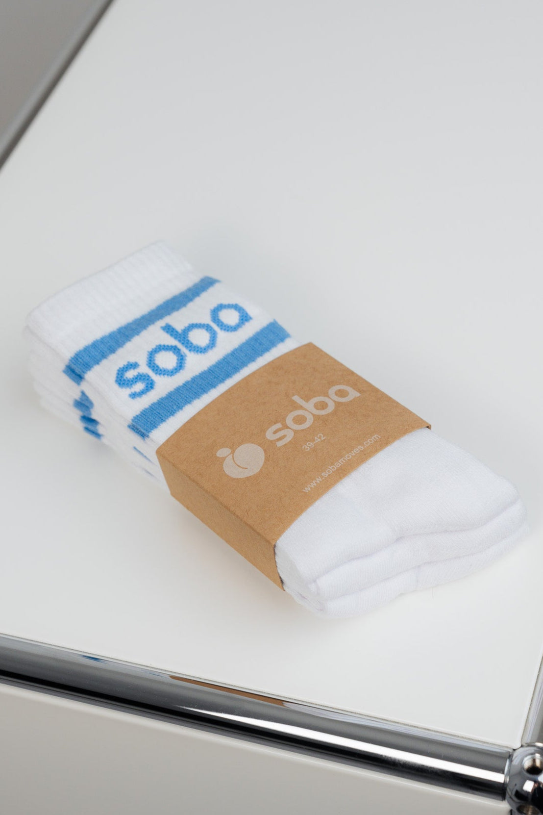 Stylish unterwegs: Crew Socken - ice blue/3er-Pack