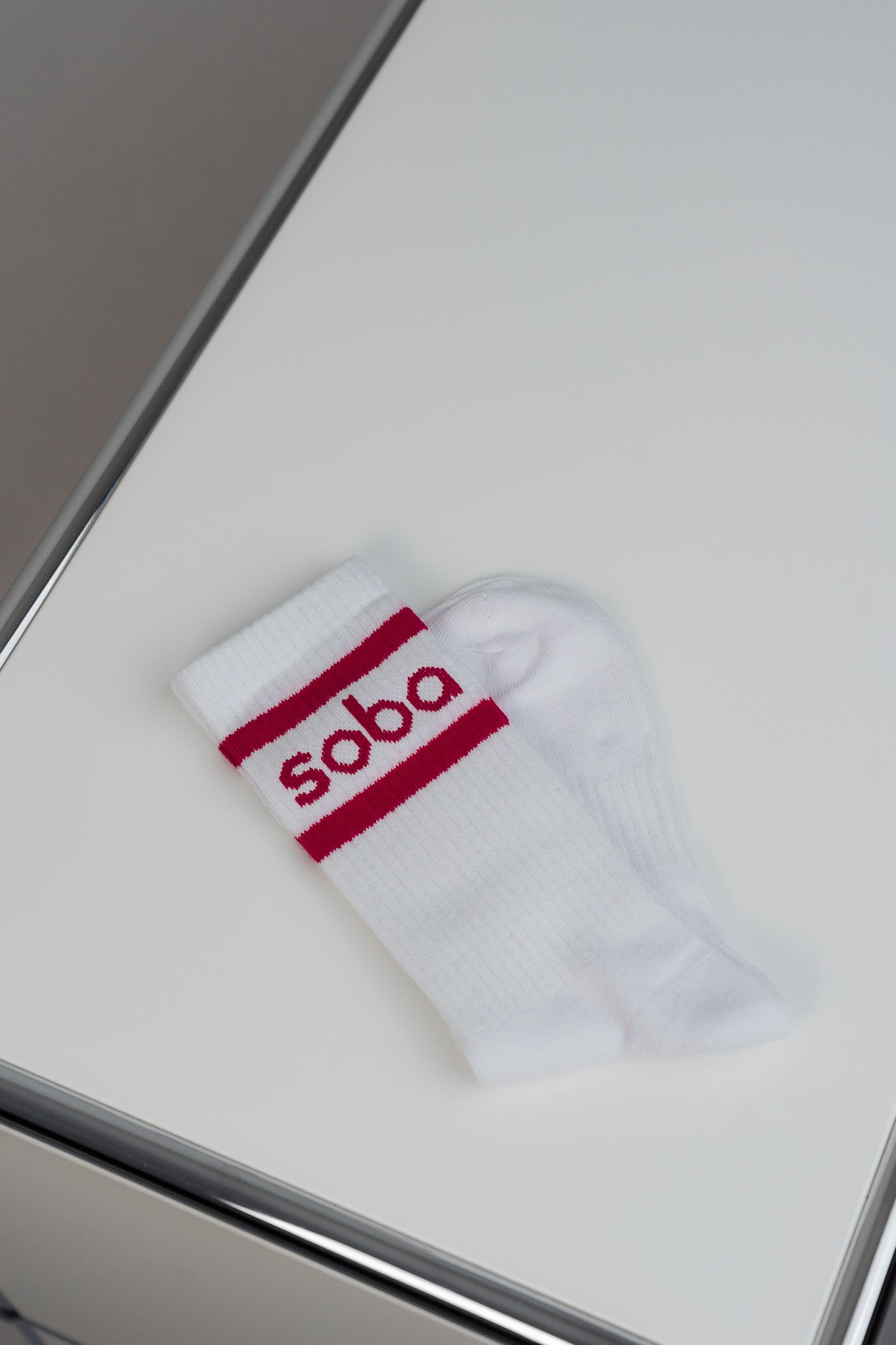 Stylish unterwegs: Crew Socken - raspberry/3er-Pack