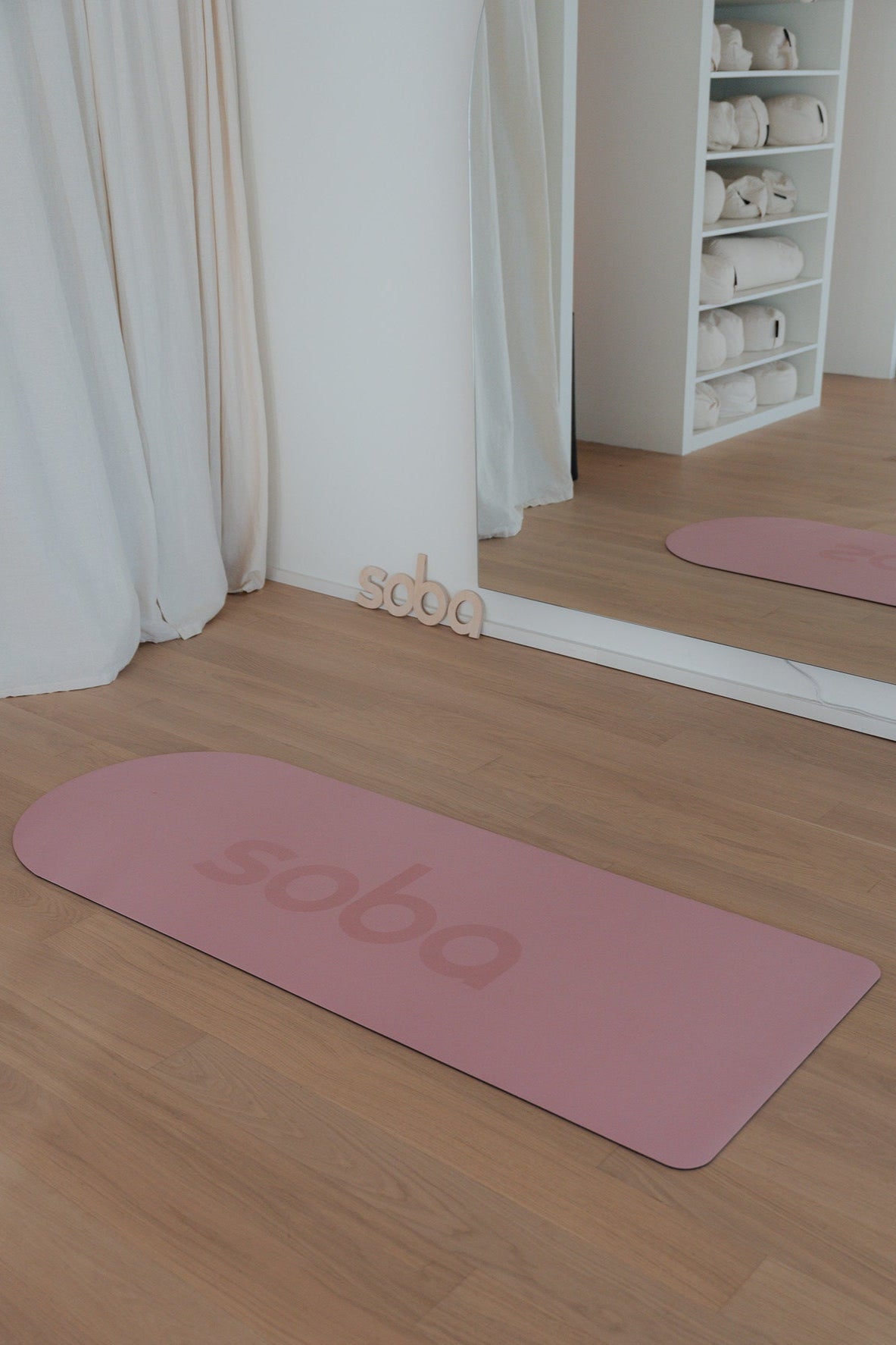 Rundbogen Design: Trainingsmatte mit Rundbogen - rosé